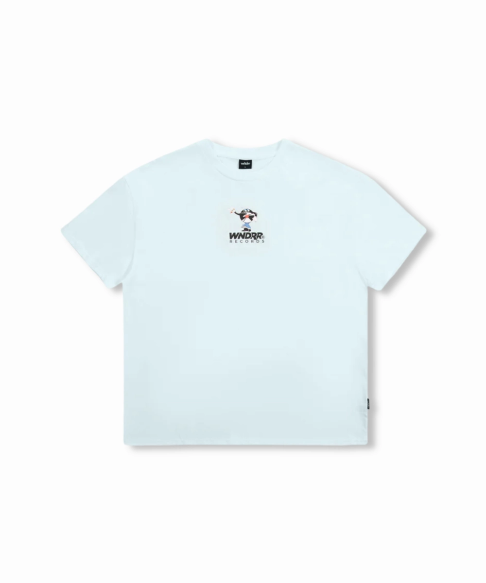 WNDRR Like That Box Fit Tee (Baby Blue) Shine Fit