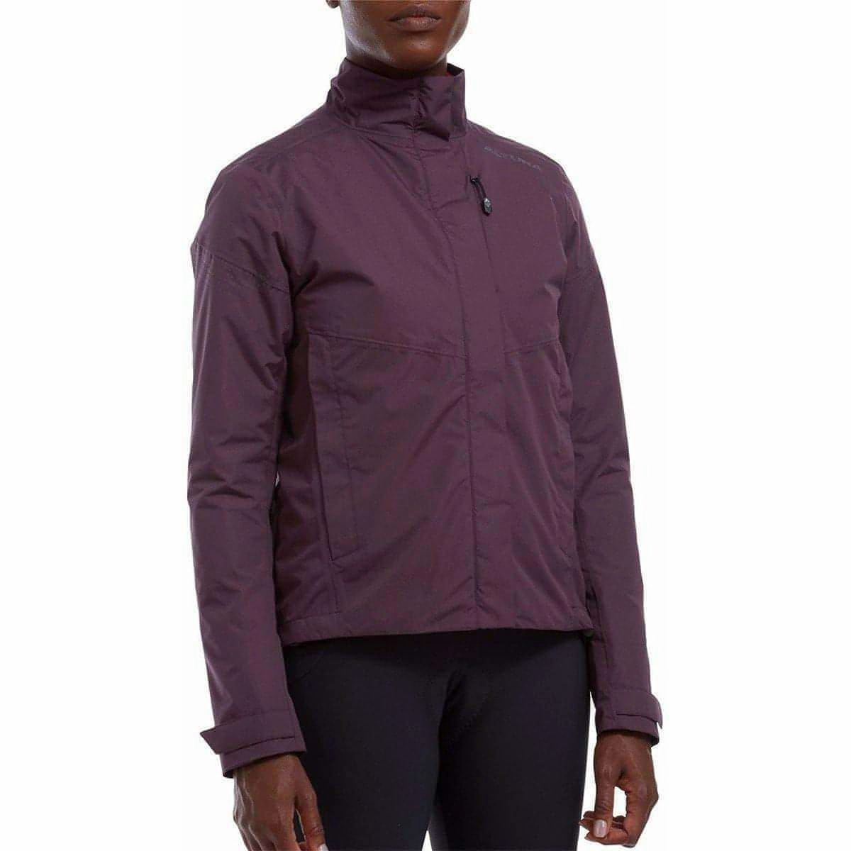 swimmers Altura Nevis Nightvision Waterproof Womens Cycling Jacket - Purple