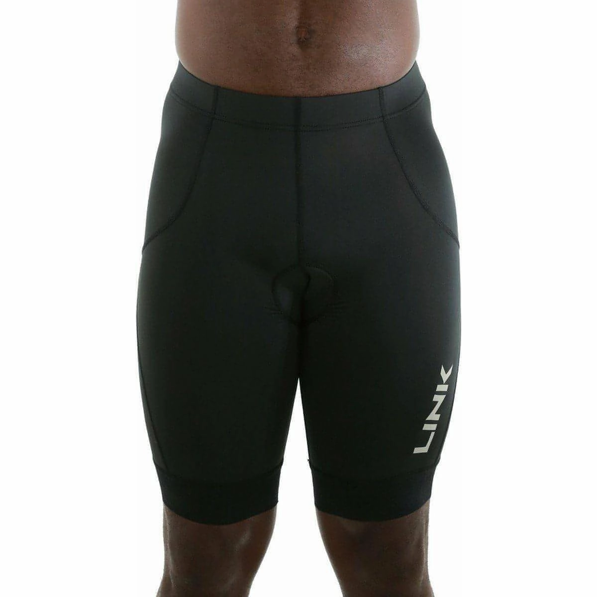 Adjustable Tension Systems Patterned Link Ride Mens Cycling Shorts - Black
