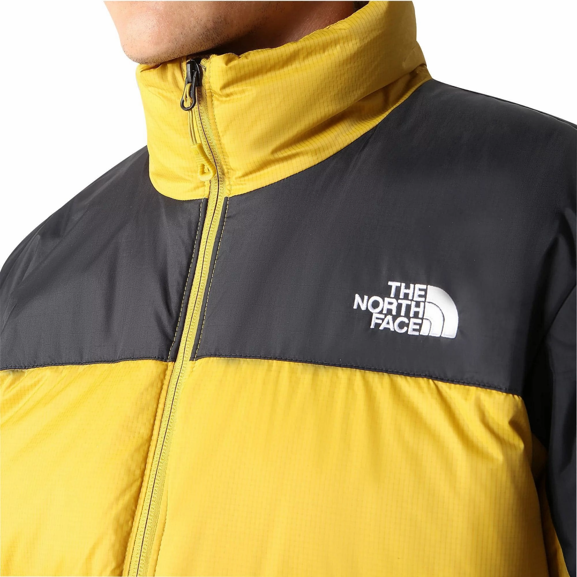 The North Face Diablo Mens Down Jacket - Yellow Stretchable Fabric