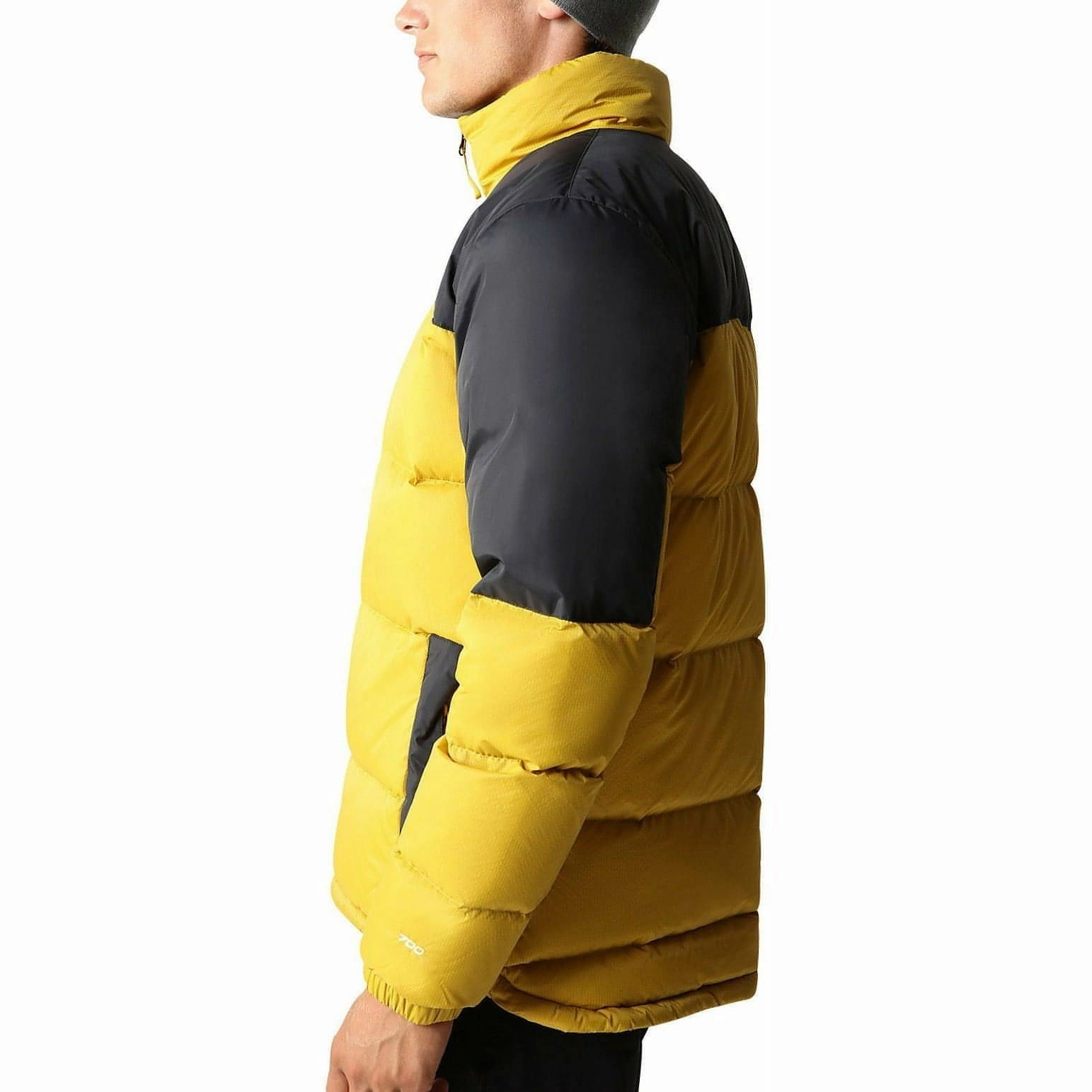 Zipper Closure Durable Double Stitching The North Face Diablo Mens Down Jacket - Yellow