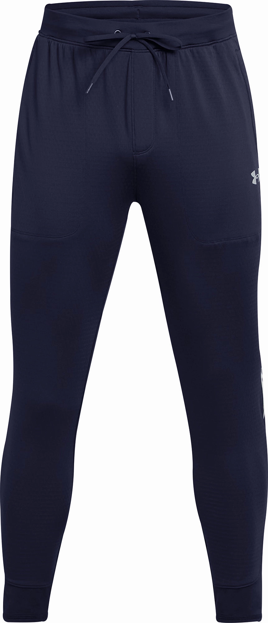 Under Armour Vanish Cold Weather Mens Running Track Pants - Blue Comfy Wardrobe Hidden pockets