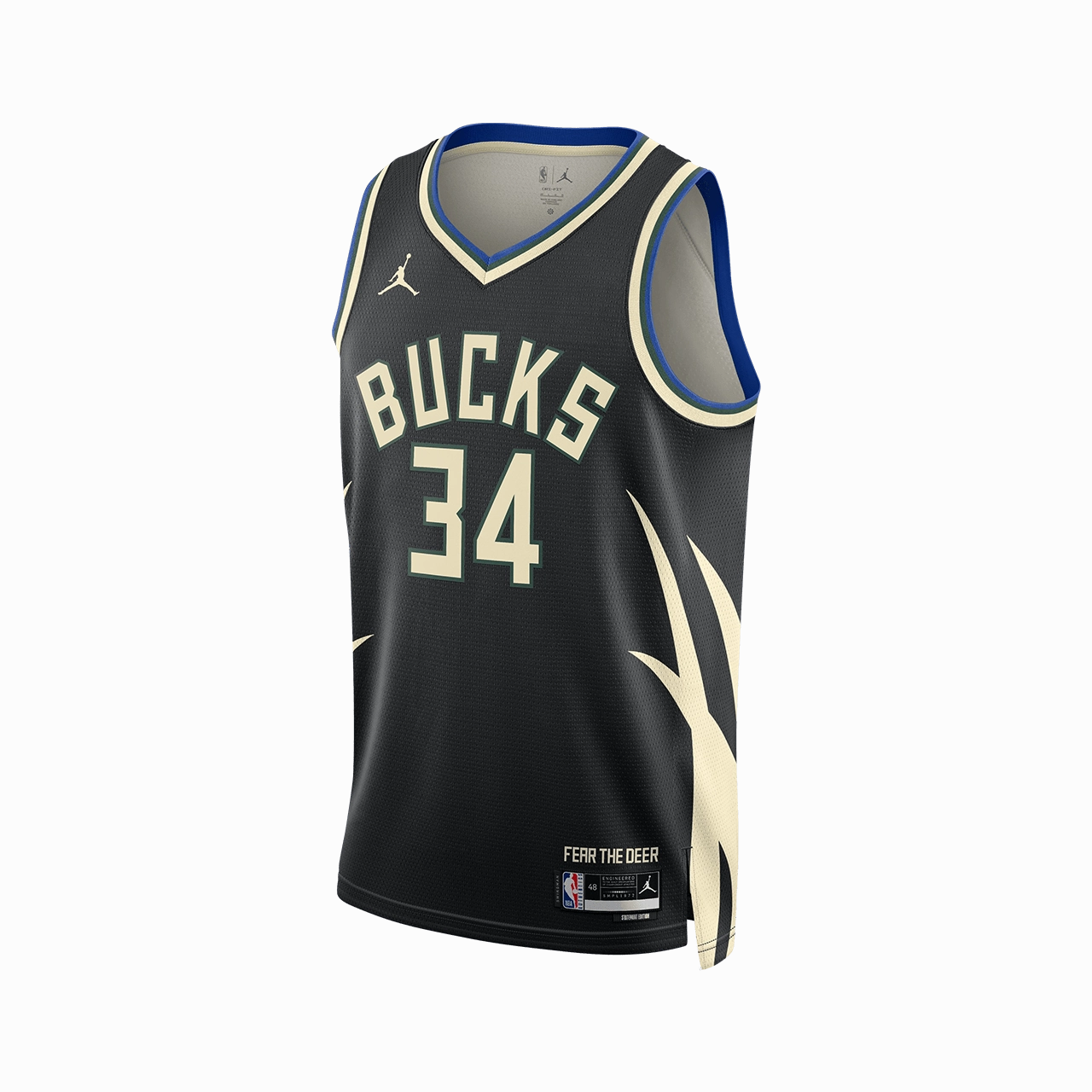 Jordan Dri-FIT NBA Statement Edition Swingman Jersey - Giannis Antetokounmpo Milwaukee Bucks Outdoor Fresh
