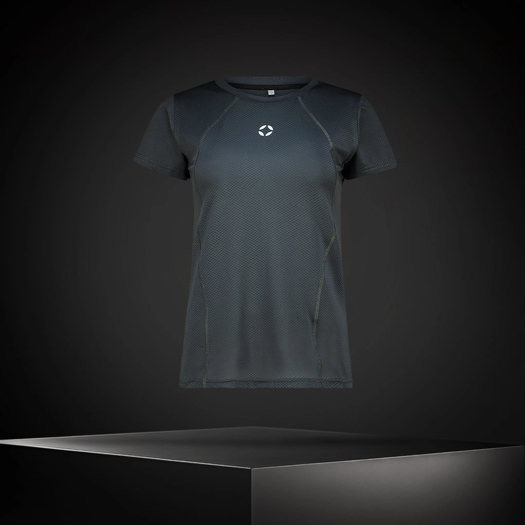Olympic Ladies Short Sleeve Tech Tee Retro design Thermal Regulating Design
