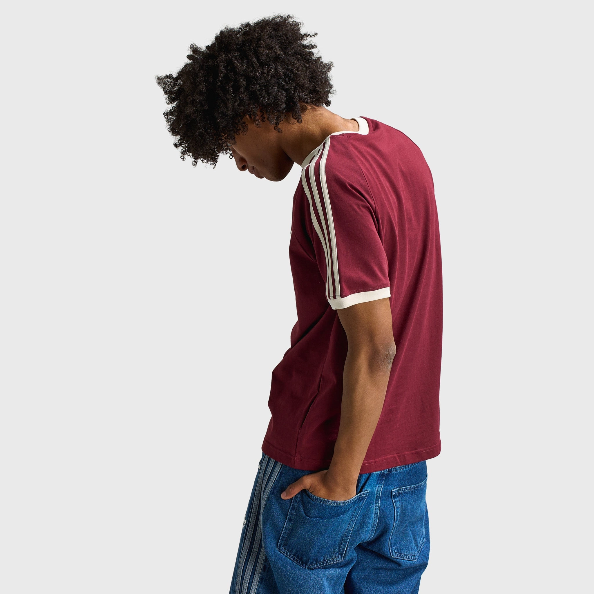 adidas Cali T-Shirt / Shadow Red difficult to operate