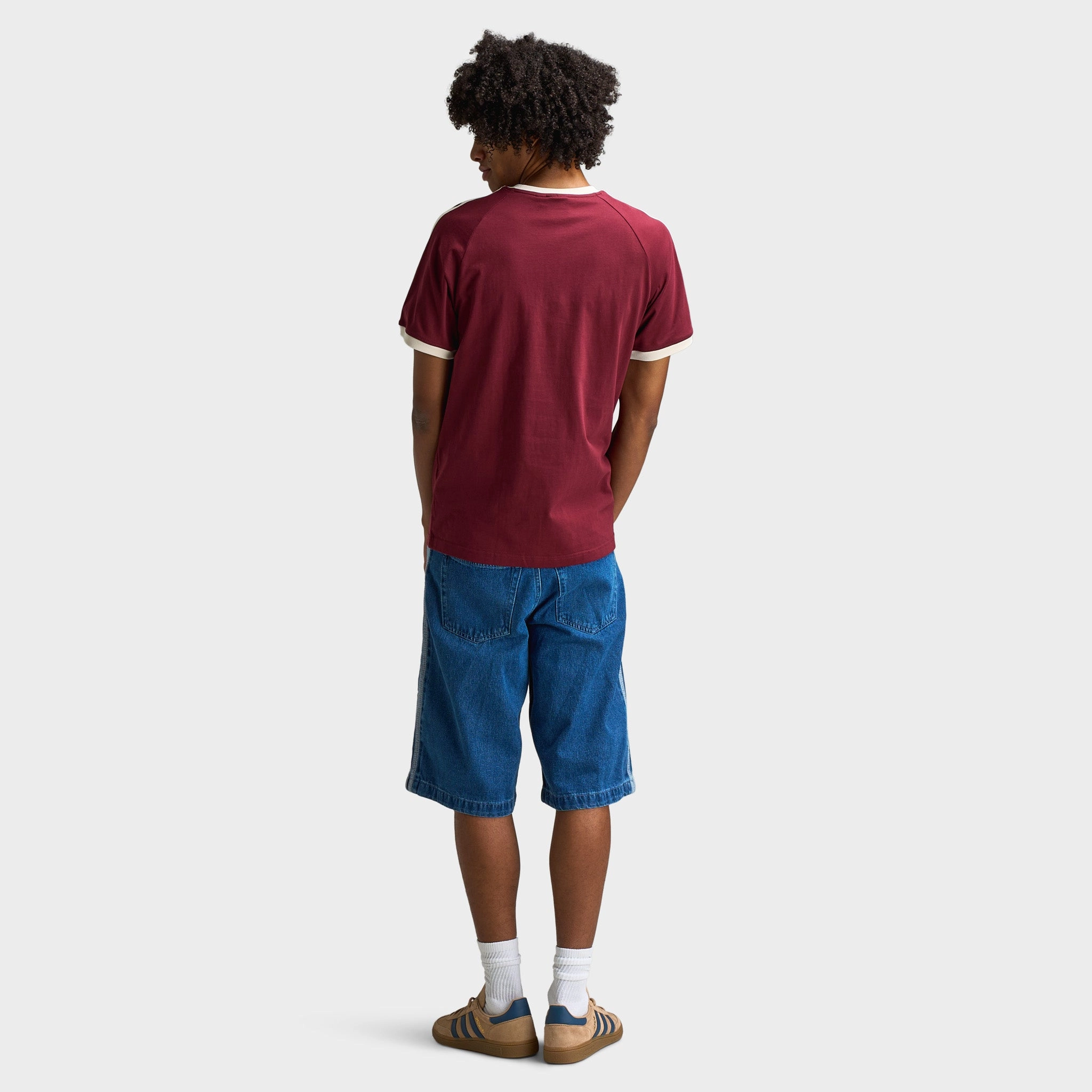 adidas Cali T-Shirt / Shadow Red Street Ready Multi Panel