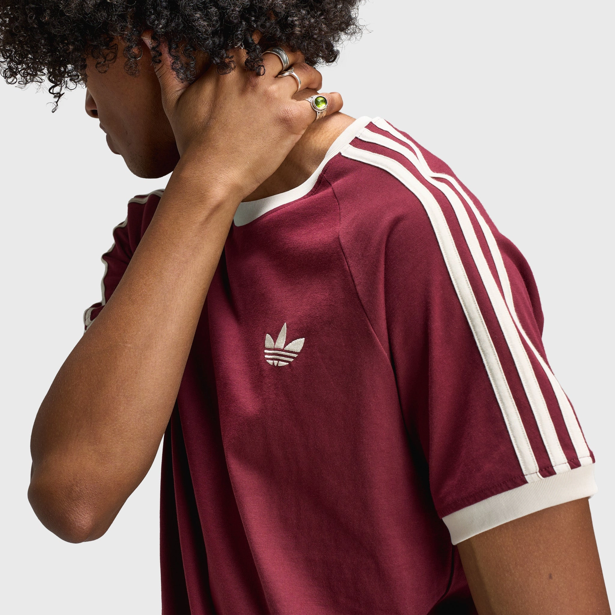 Sweat Absorbent Layer adidas Cali T-Shirt / Shadow Red