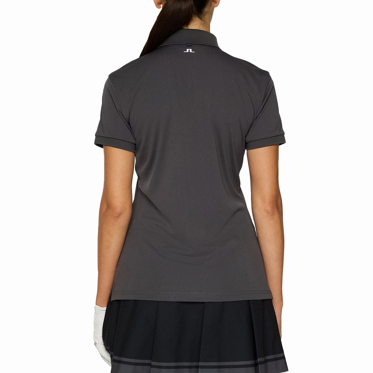 QuickDry Material Office To Dinner J.Lindeberg Women's Tour Tech Golf Polo Shirt - Asphalt