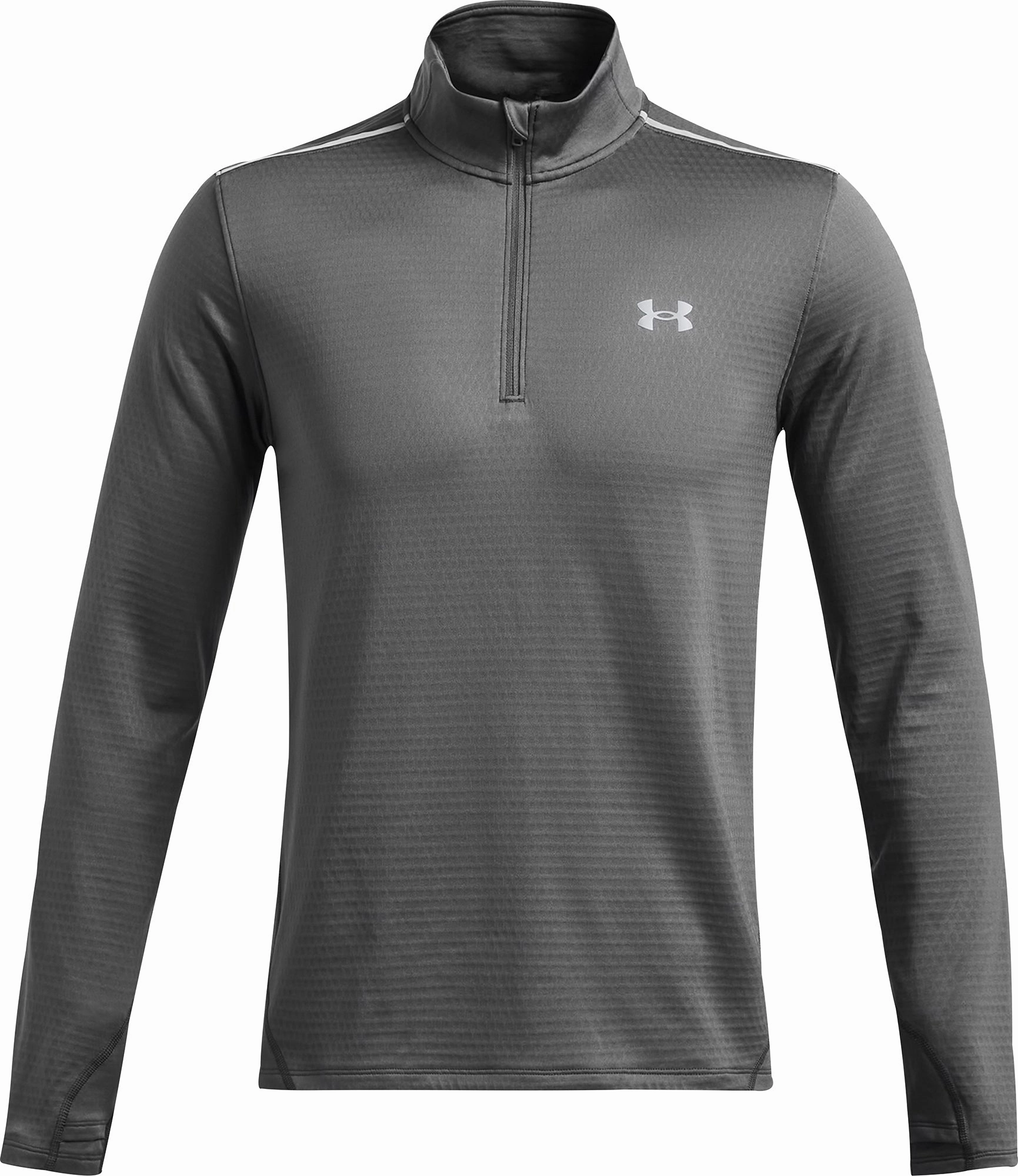Under Armour Vanish Cold Weather Half Zip Long Sleeve Mens Running Top - Grey spring fashion Nature related
