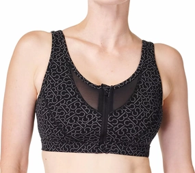 Velvet Soul UniversalFit Sweaty Betty Power Icon Womens Sports Bra - Grey
