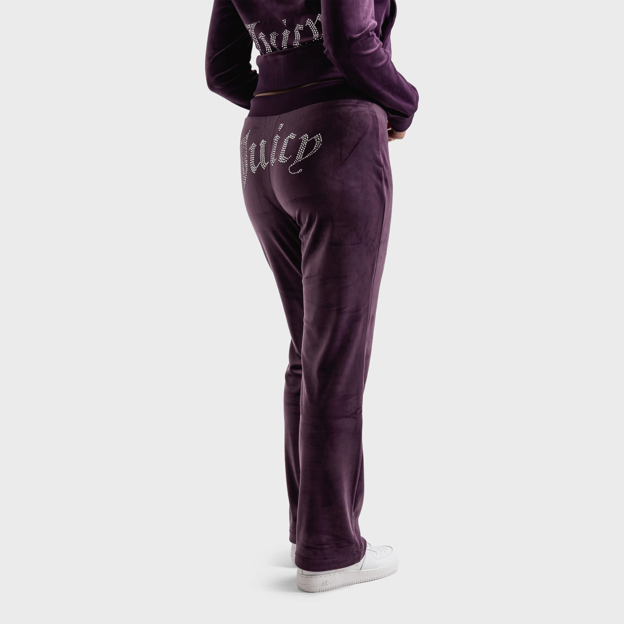 Colorfast Technology Juicy Couture Women's OG Bling Pants / Plum