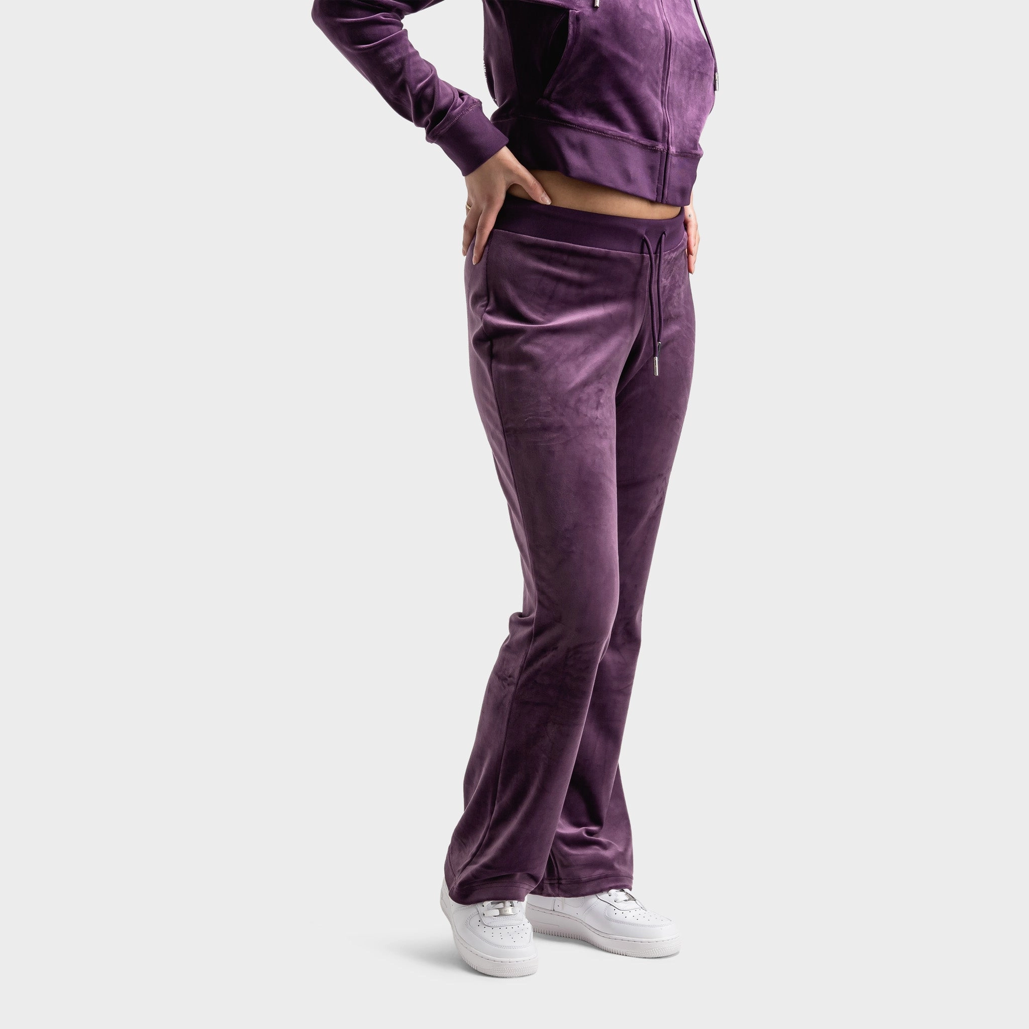 Juicy Couture Women's OG Bling Pants / Plum Future Glow FourWay Stretch