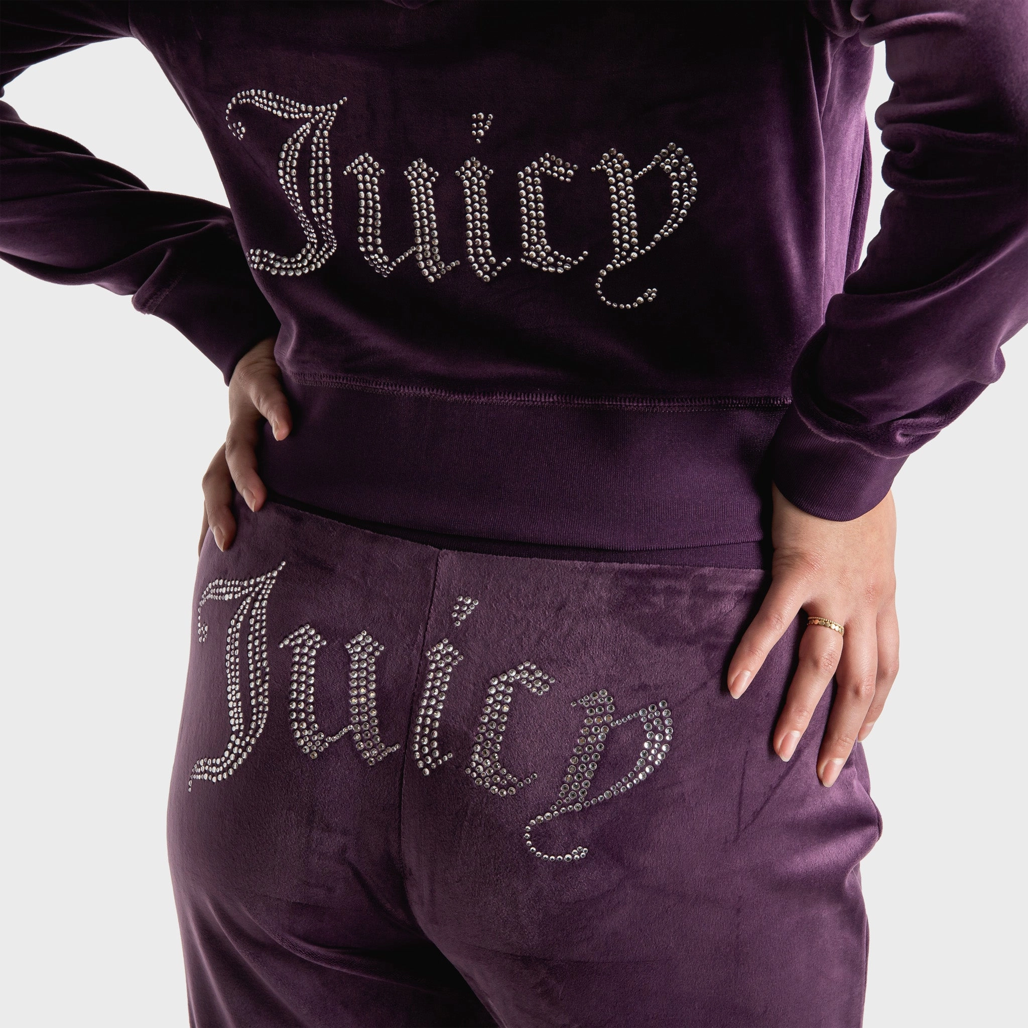Juicy Couture Women's OG Bling Pants / Plum Cool Edge Warm Base