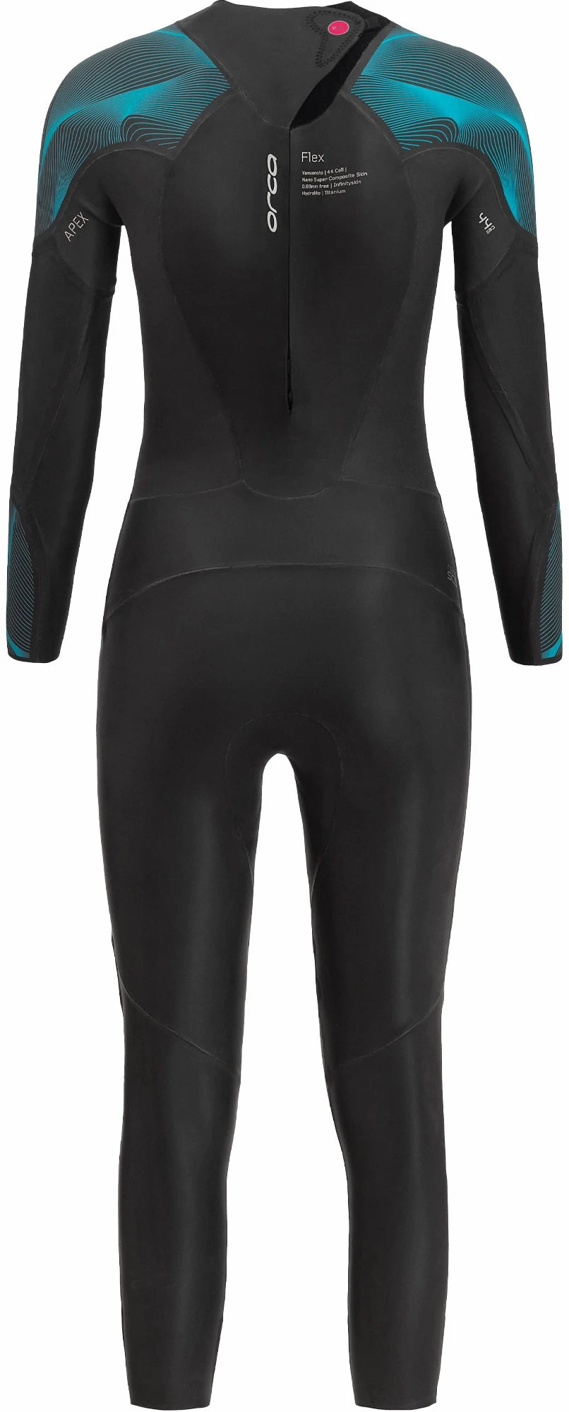 Orca Apex Flex Womens Wetsuit - Black Bonded Seam Technology QuickReleaseClosure