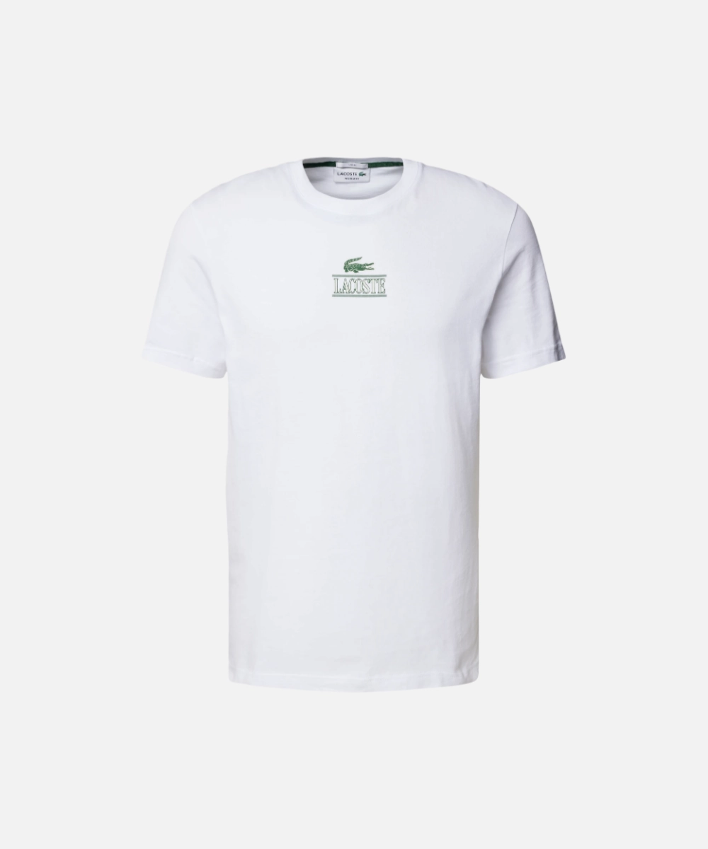 ThermalRegulating Layer Lacoste Core Graphics Heavy Jersey Tee (White)