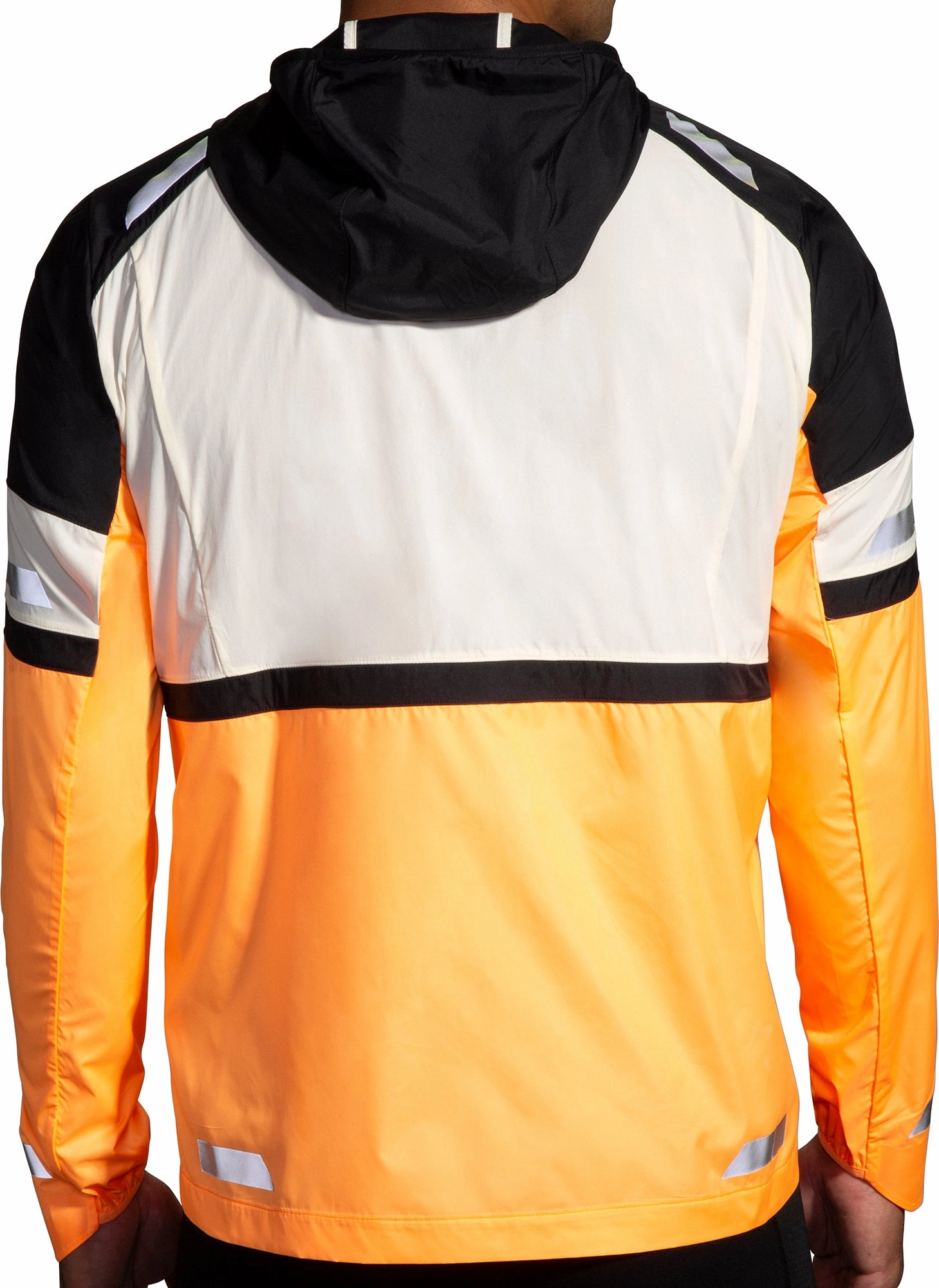 Goal Simple Layer Brooks Run Visible 2.0 Mens Running Jacket - Grey