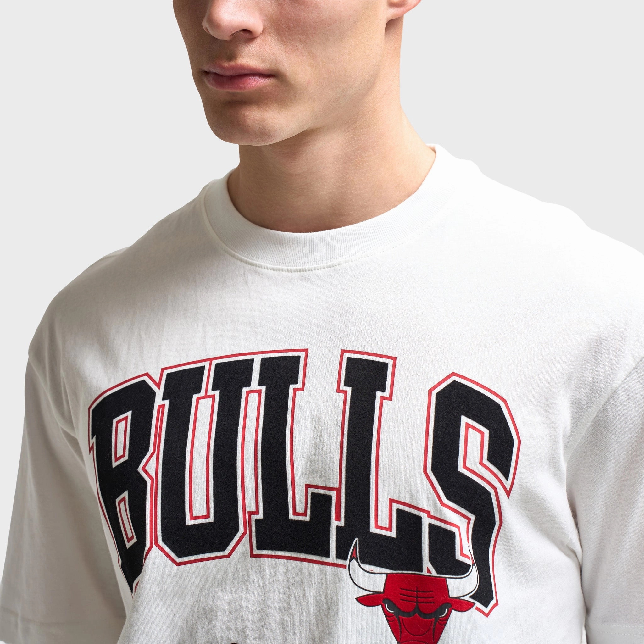 Mitchell & Ness Chicago Bulls Multi Logo T-Shirt / White mid - end