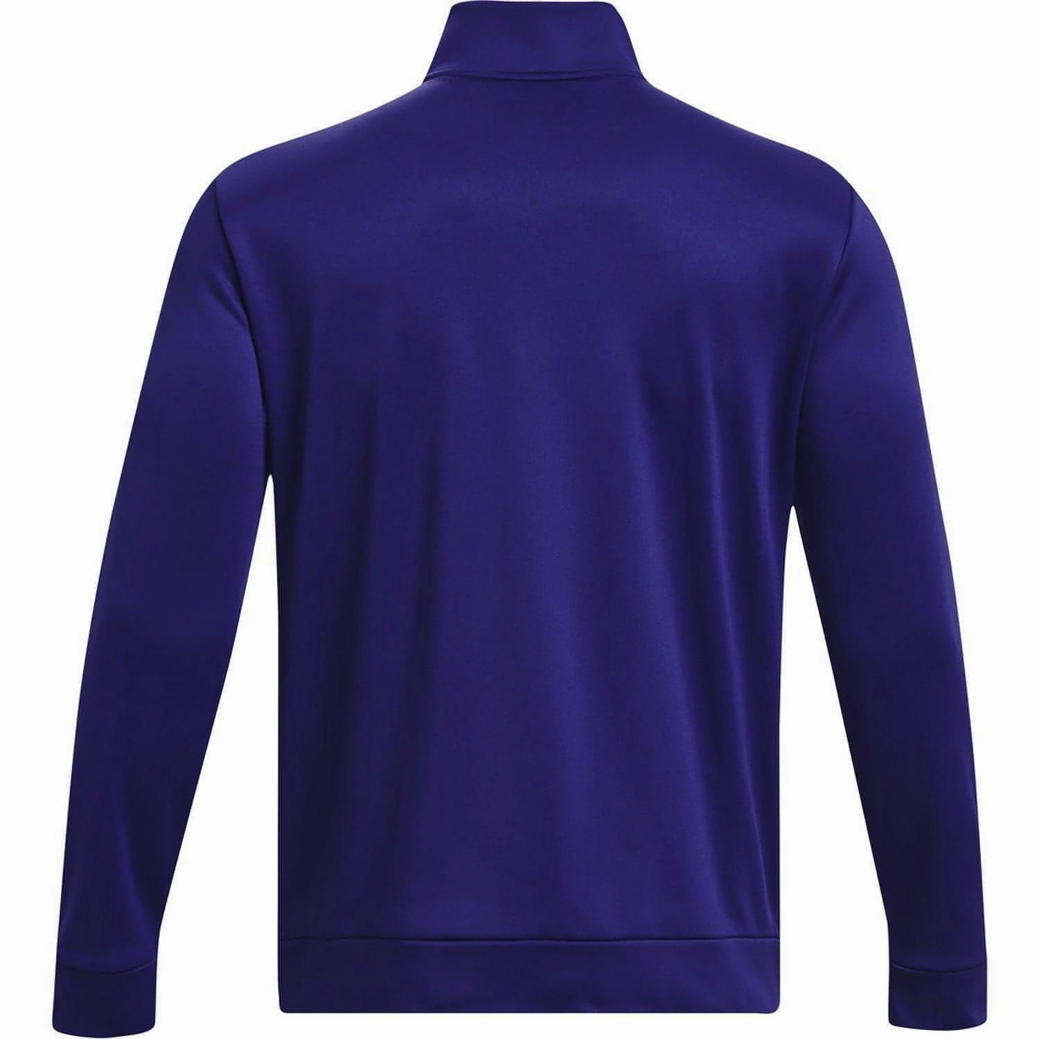 Under Armour Fleece Half Zip Long Sleeve Mens Training Top - Blue WrinkleResistant Finish