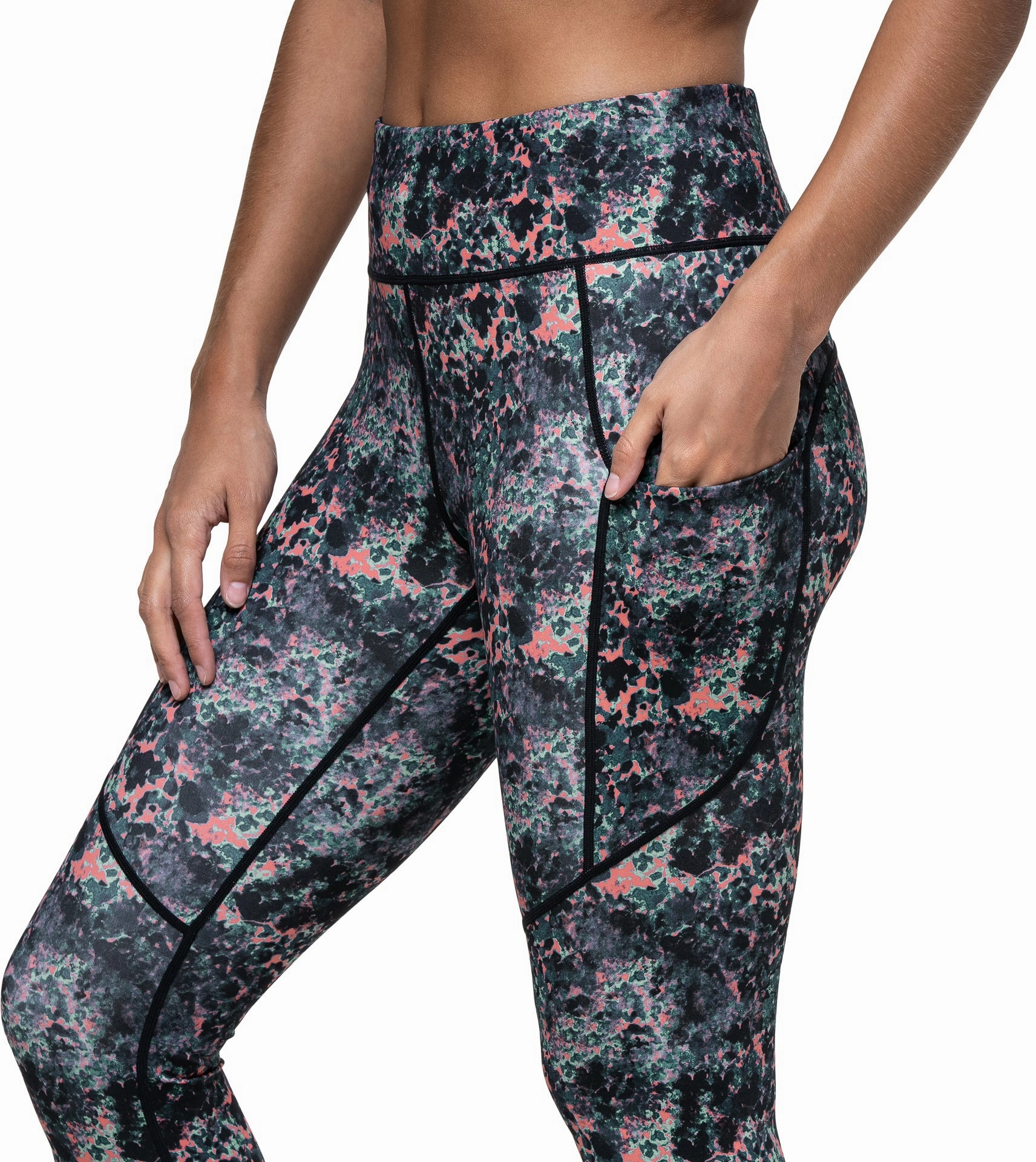 Ronhill Tech Womens Long Running Tights - Black UV-protection-feature-quality
