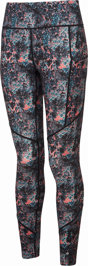 Anti-bacterial-treatment-feature Top layer Ronhill Tech Womens Long Running Tights - Black