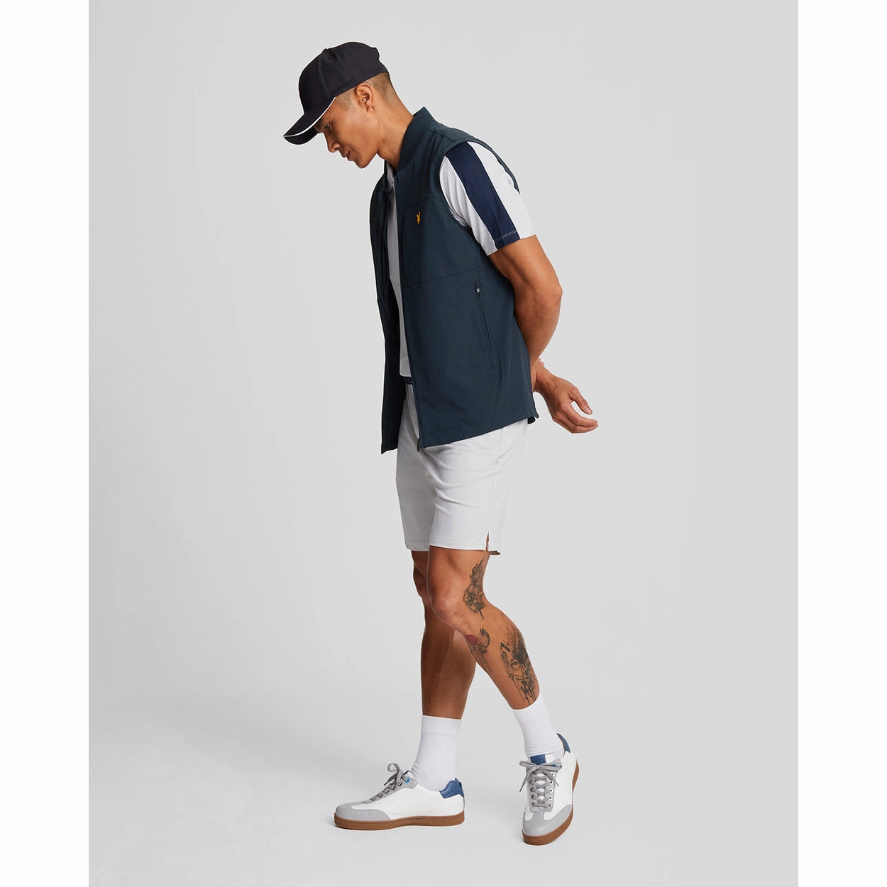 Lyle & Scott Golf Tech Force Gilet - Navy Sporty
