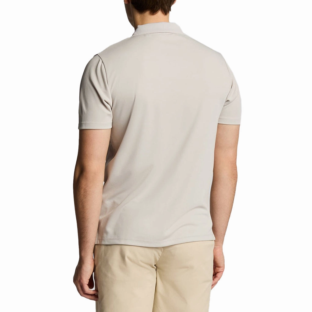Comfort Fit Lyle & Scott Golf Tech Polo Shirt - Pebble