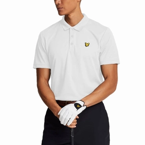 Summer Outing Lyle & Scott Golf Tech Polo Shirt - White