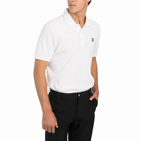 Active Lifestyle Lyle & Scott Milano Cotton Polo Shirt - White