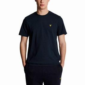 Lyle & Scott Plain Golf T-Shirt - Dark Navy Formal Edge SweatResistant Inner Layer