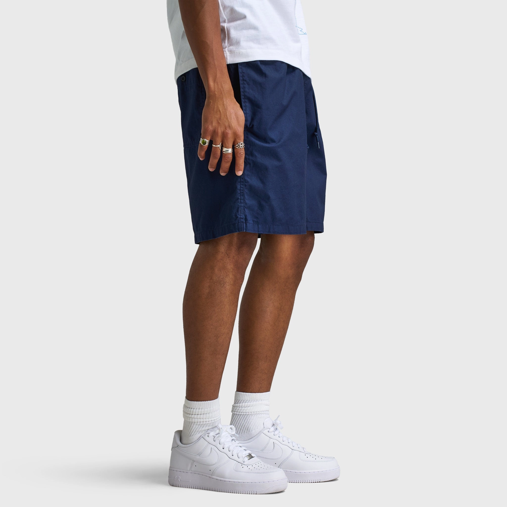 dress shirt Nike Club Washed Flow Shorts Obsidian / Obsidian