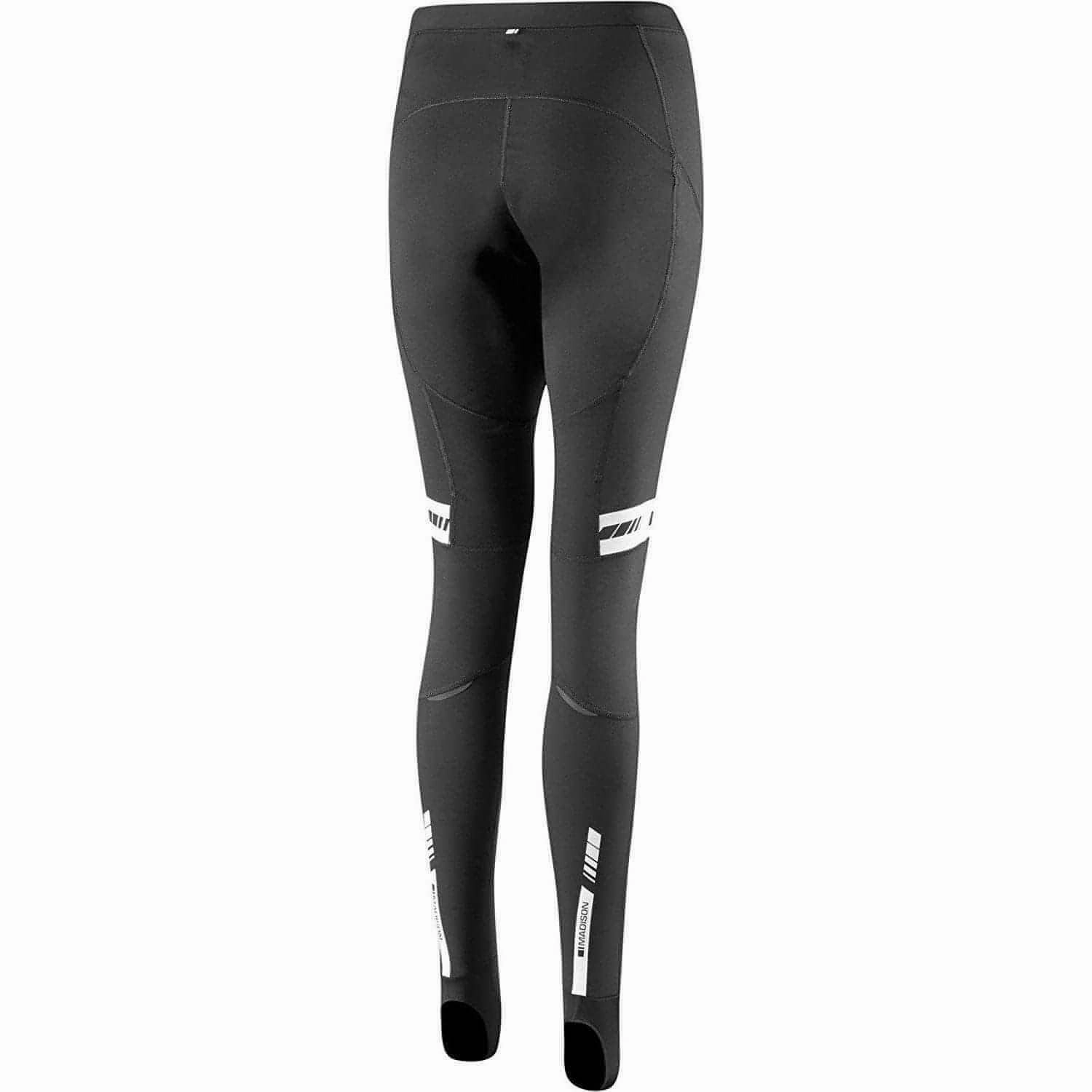 Structured fabric Madison Sportive Shield Waterproof Womens Cycling Tights - Black