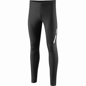 Madison Sportive Shield (With Pad) Waterproof Mens Cycling Tights - Black SmoothZipper Mesh Lined
