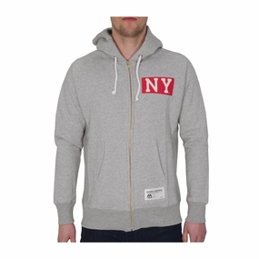 CompactKnit Low Care Majestic Athletic Naceri MLB NY Mens Hoody - Grey