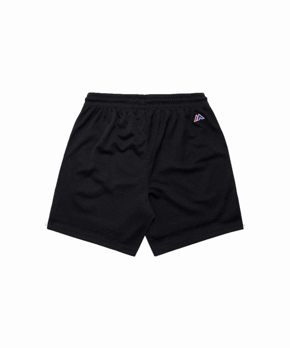 Majestic Las Vegas Raiders Vintage Sport Mesh Shorts (Faded Black) WrinkleFree Fabric