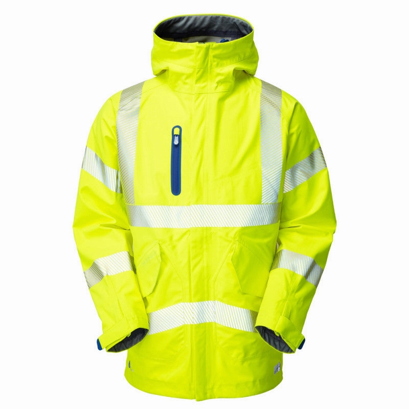 Denim Cool Marisco ISO 20471 Class 3 Waterproof Anorak | ORANGE