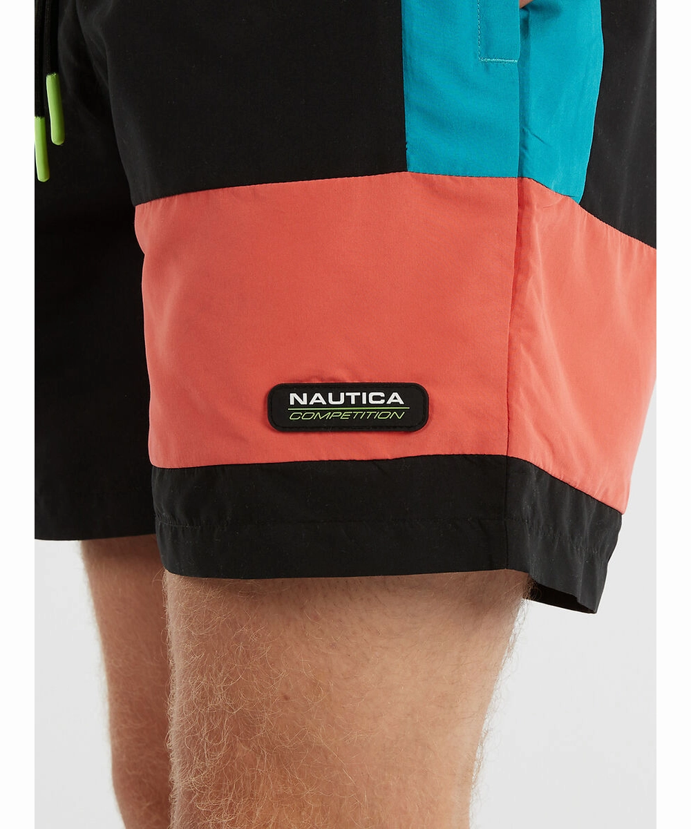 Nautica Competition Fraser 6?? Swim Shorts (Black) SoftTouchLining Breathable mesh