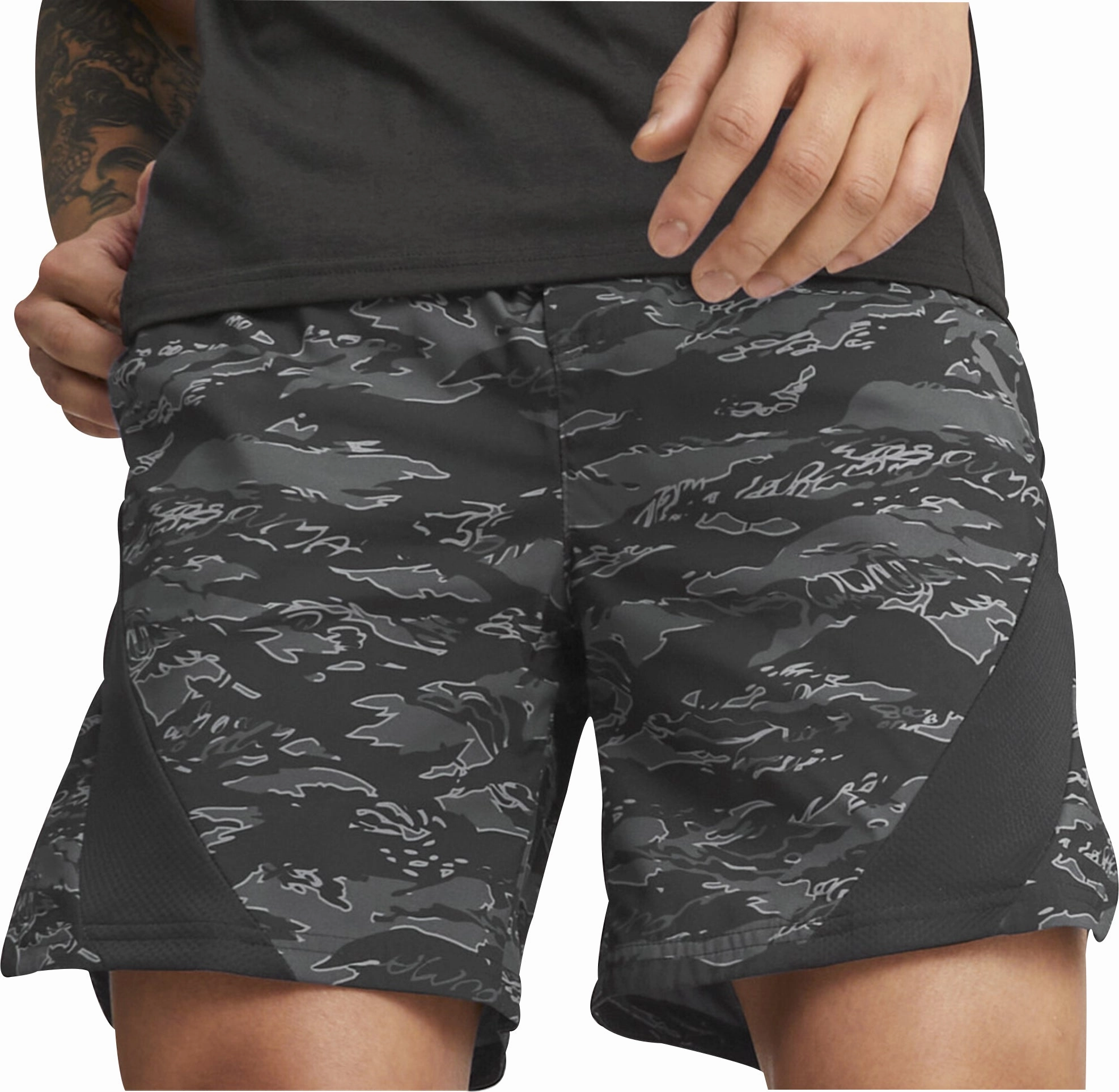 Puma Concept Woven 7 Inch Mens Training Shorts - Black Ocean Fit