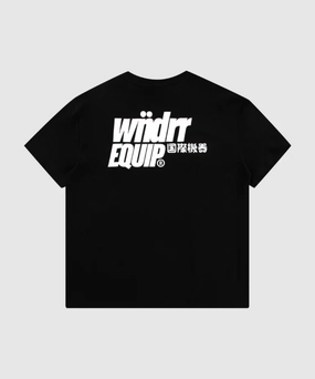 AbrasionResistant Material Polish Glow WNDRR Slant Box Fit Tee (Black)