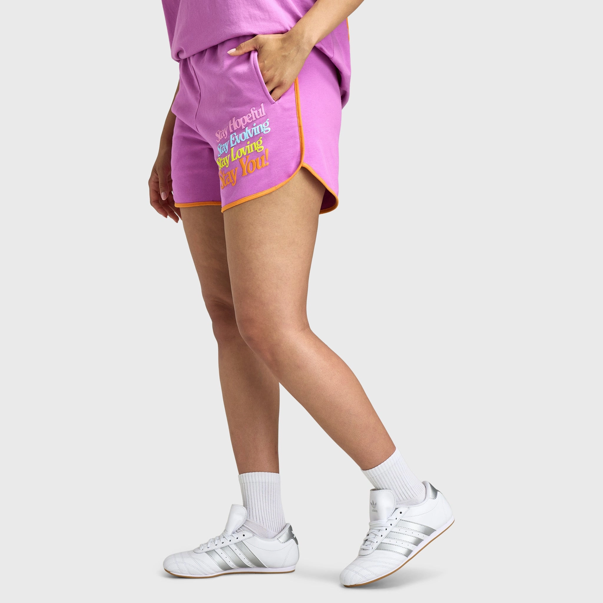 Mayfair Women's Stay You Sweatshorts / Pink affordable choice art industry