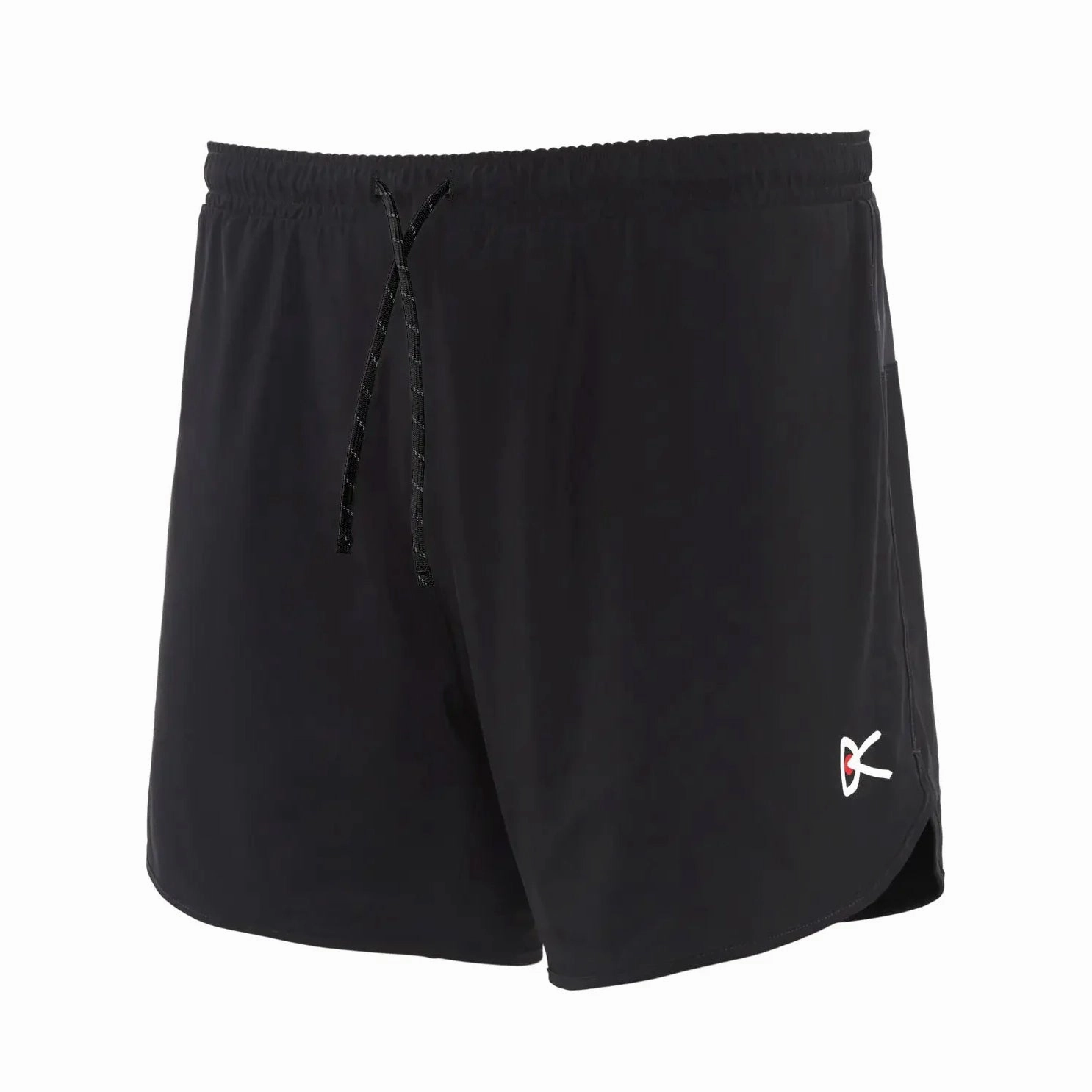 Men's 5 Inch Training Shorts Black Korean Fresh Shine Mood
