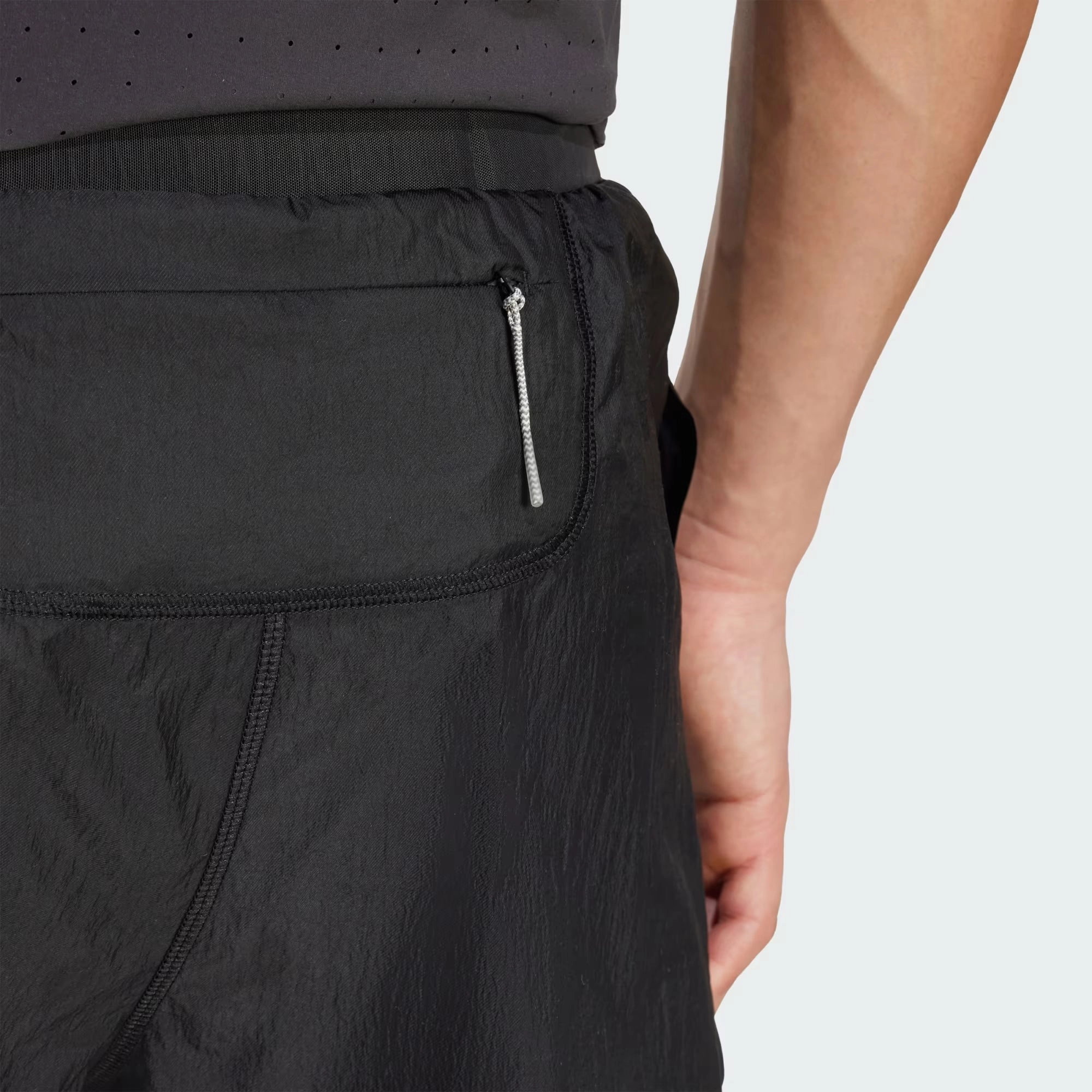 Sharp Line Suburb Ease Men's Adi365 H.Koumori Running 2 in 1 Shorts Black