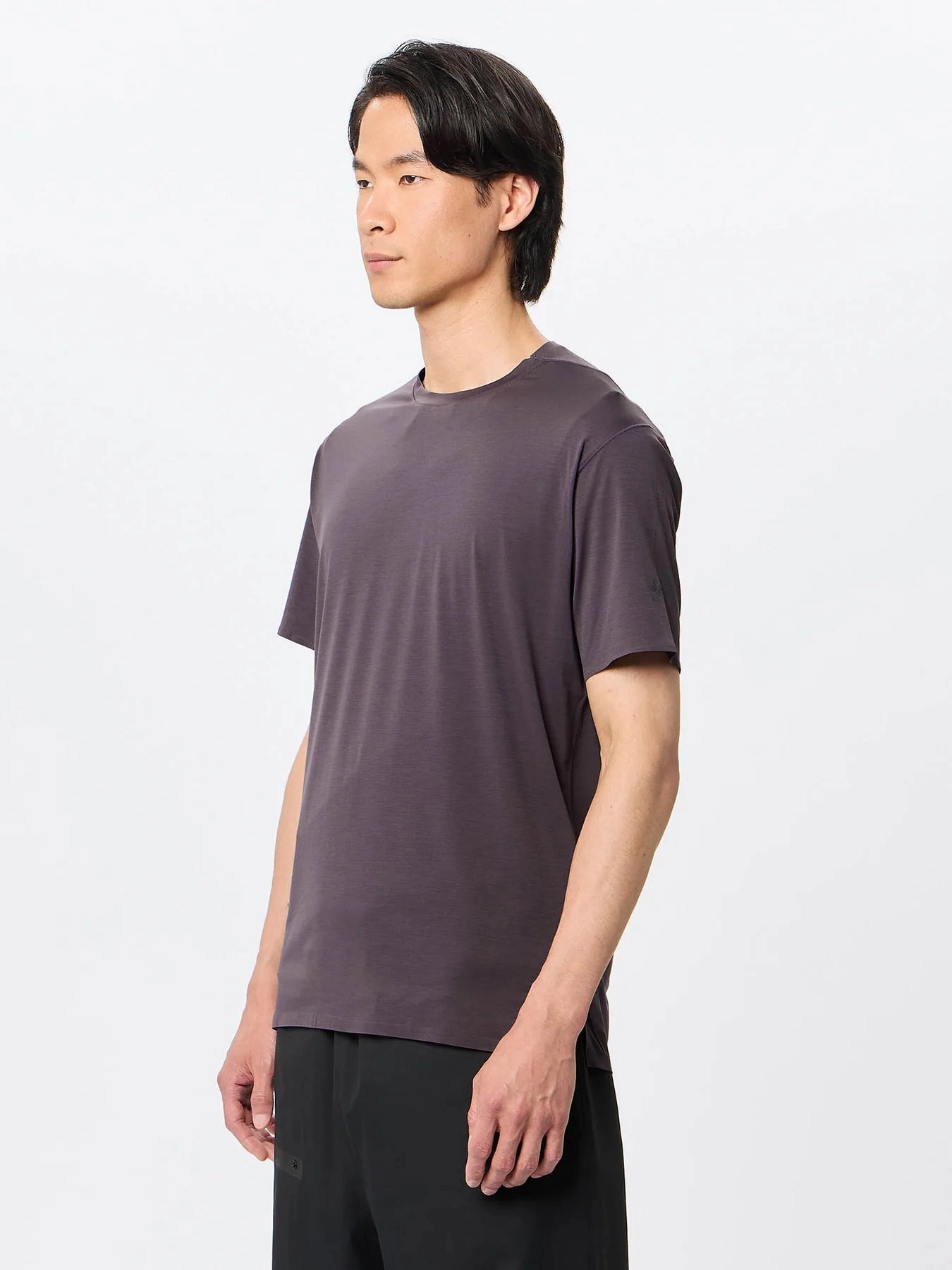 Tencel Blend Fabric Men's Advanced Light Tee Black