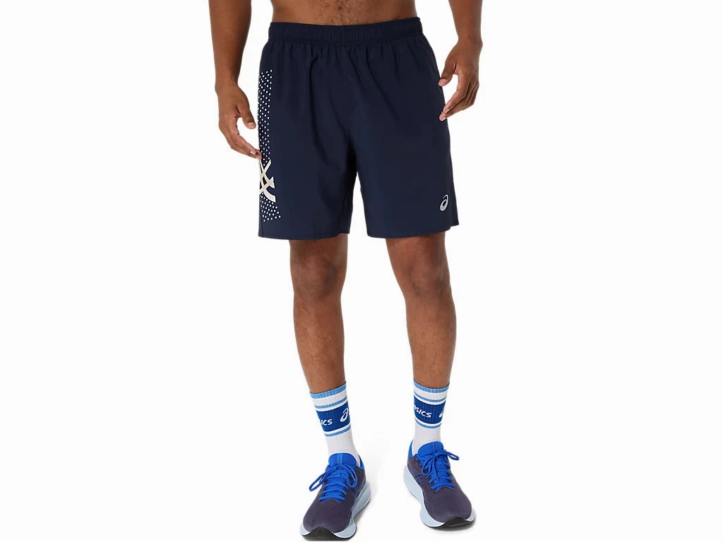 Blackout fabric Classic Fit Men's ASICS ICON 7IN SHORT