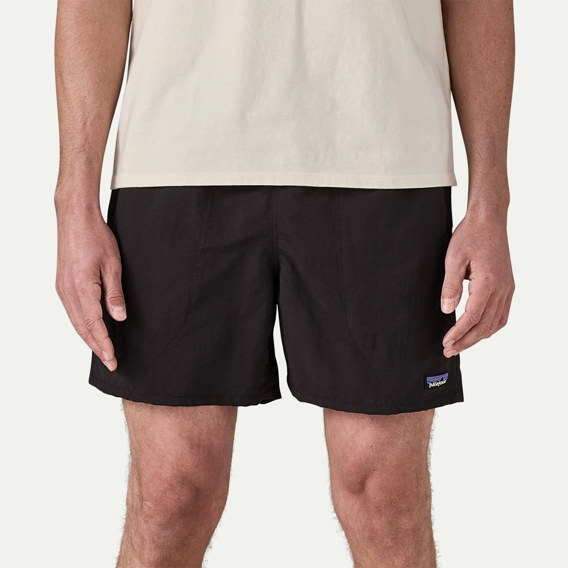 CompactKnit Men's Baggies 5 Inch Shorts Black