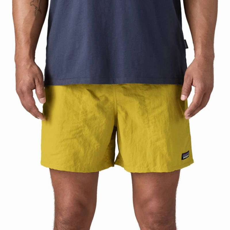 Athleisure Cool BiasCut Trims Men's Baggies 5 Inch Shorts Bundle Green