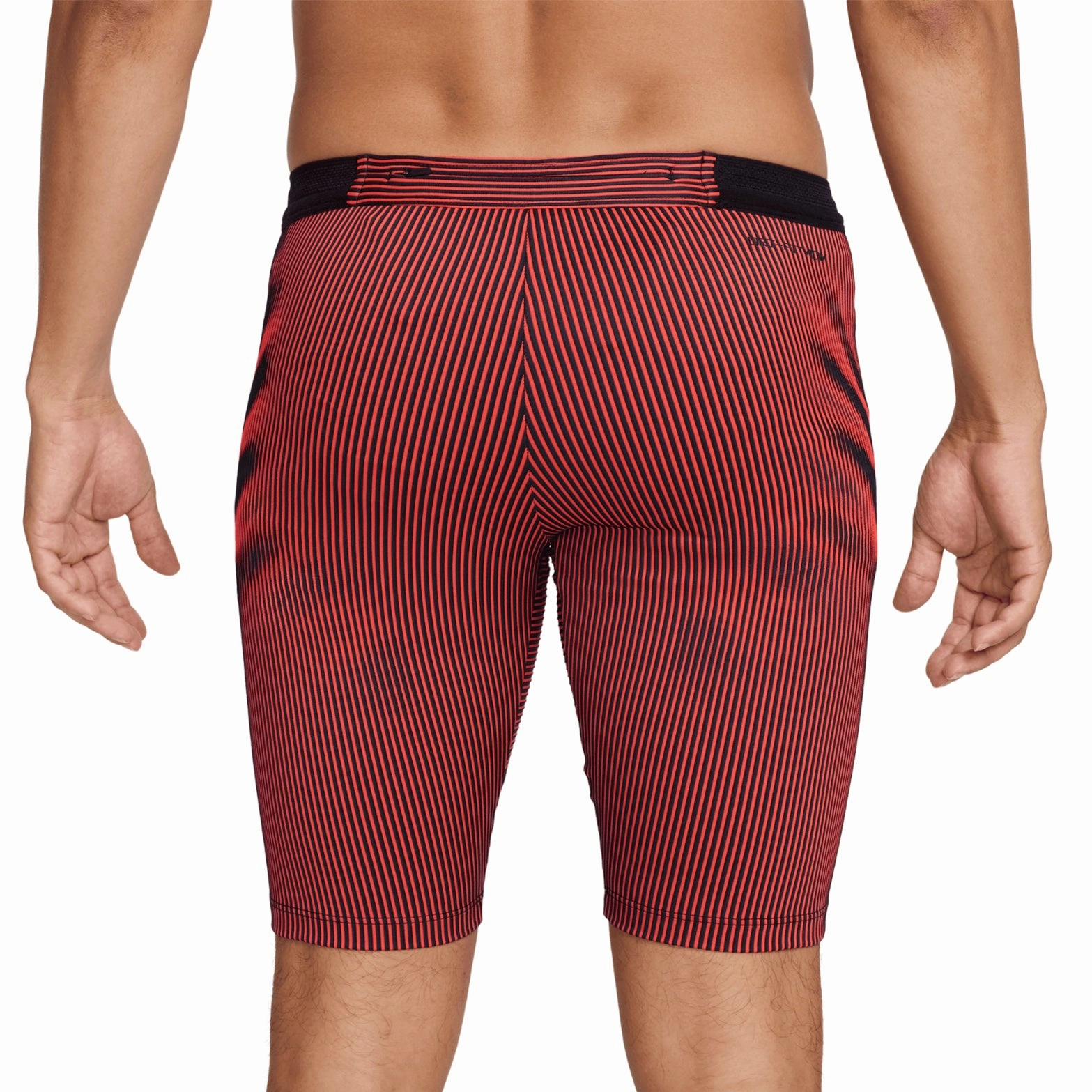 Web Glow Party Guest Men's Dri-FIT AeroSwift ADV Half Tights Black / Bright Crimson / Obsidian / Black