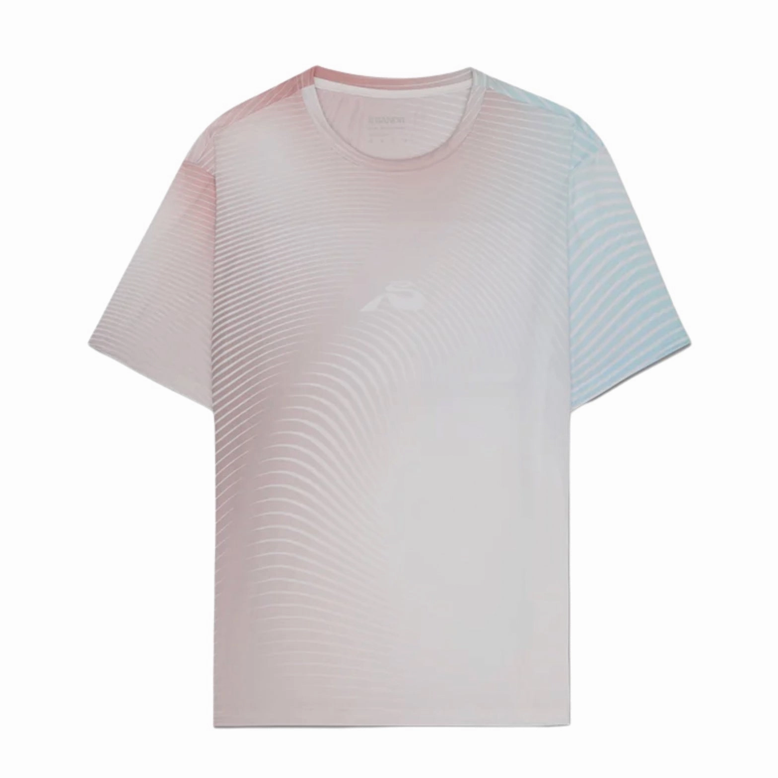 Picnic Fun Men's Drift Mirage Performance Tee Minty Blue Print