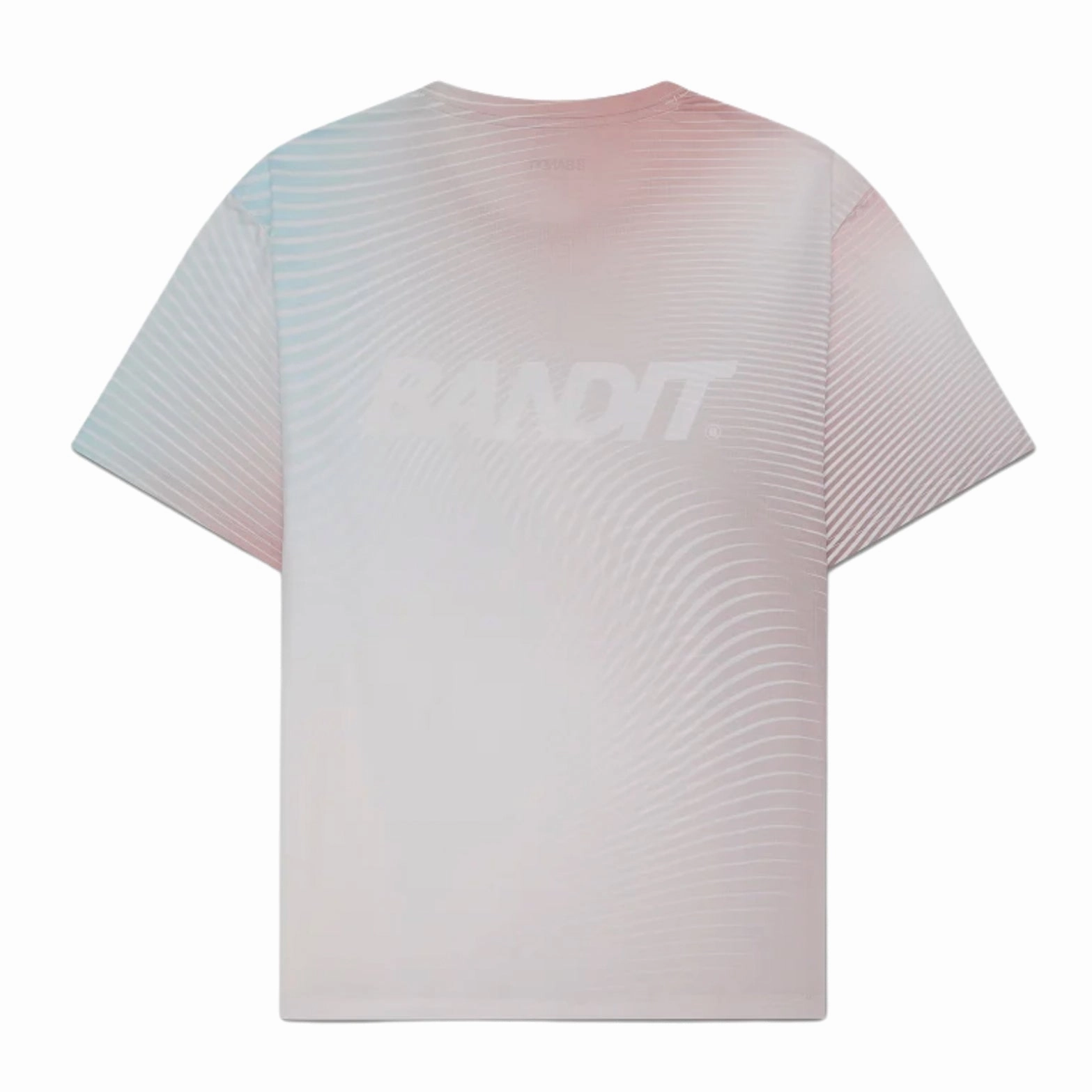 CompressionKnit ChafeFree Design Men's Drift Mirage Performance Tee Minty Blue Print