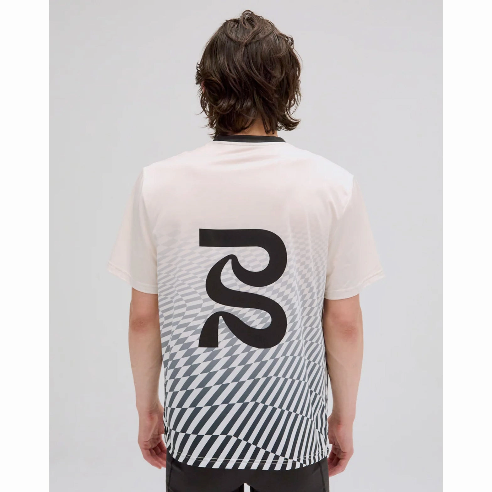 AdjustableWaist ShrinkResistant Men's Drift Mosaic Performance Tee Chalk / Black