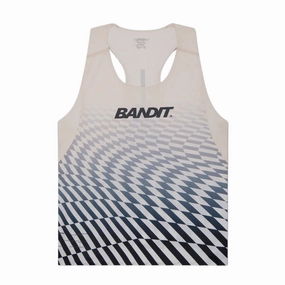 Bold Core Men's Drift Mosaic Racing Singlet Black / Chalk